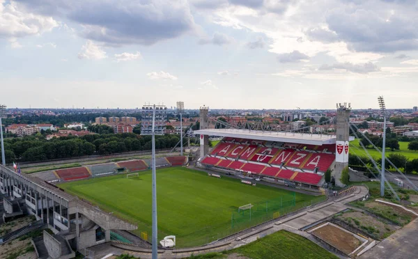 Монца Италия Circa August 2020 Городской Футбольный Стадион Фото Беспилотником — стоковое фото