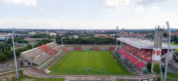 Монца Италия Circa August 2020 Городской Футбольный Стадион Фото Беспилотником — стоковое фото