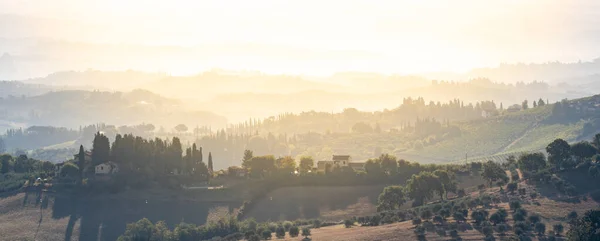 Campo Idílico Toscana Italia — Foto de Stock