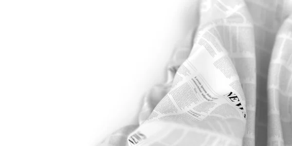 Abstrakte Zeitung Flüssiger Form Rendering — Stockfoto