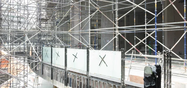 Grande Shopping Local Construção Indústria Arquitetura Conceitos — Fotografia de Stock