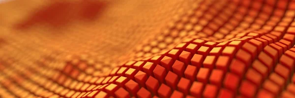 Polygonal orange background — Stock Photo, Image