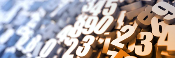 Infinite random numbers — Stock Photo, Image