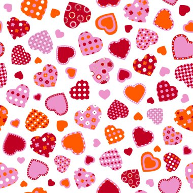 Kesintisiz renkli ve parlak kupa desen