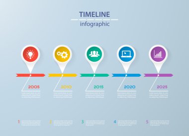 6 adımlar ve simgeler için gerçekçi renkli daireler ile Infographics zaman çizelgesi şablonu. İş akışı düzeni, diyagram, numarası seçenekleri için kullanılabilir, adım seçenekleri, web tasarım, infographics, sunumlar.