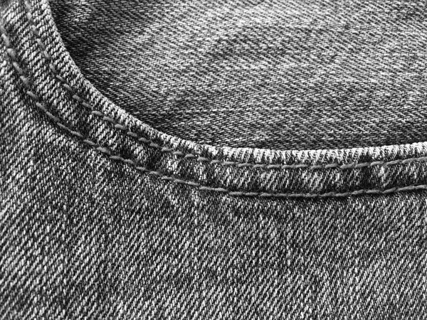 Nero Jeans Tasca Texture Sfondo — Foto Stock