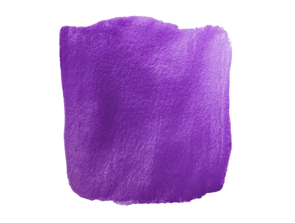 紫色油漆涂描边染色在白色背景上 — 图库照片