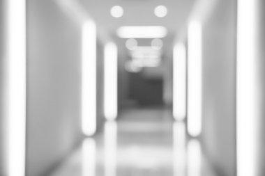 Beyaz bulanık soyut bina arkaplanı 