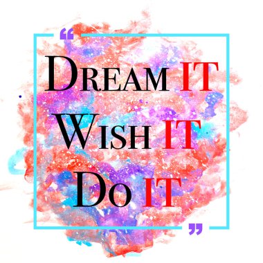 Hayal et. Keşke öyle olsaydı. İlham verici bir özgeçmiş.           