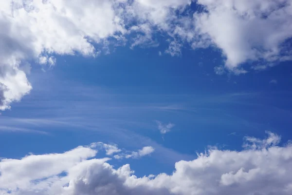 Blauwe Lucht Wolken Met Kopieerruimte — Stockfoto