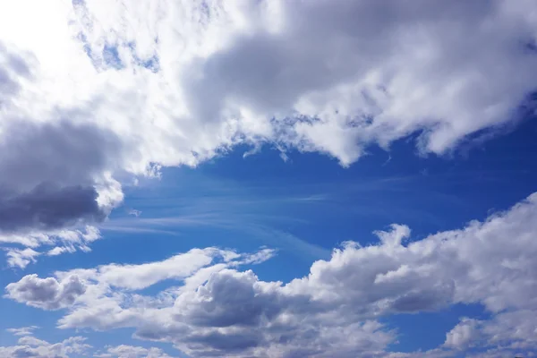 Блакитне Небо Хмари Копіювальним Простором — стокове фото