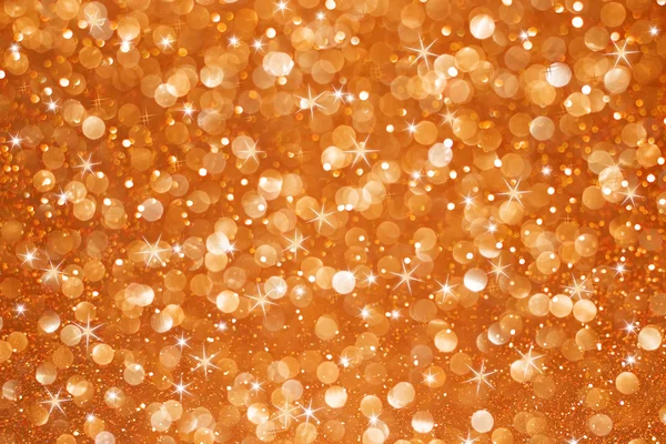 Roségold Glitter Bokeh Mit Sternen Abstrakten Hintergrund Stockbild