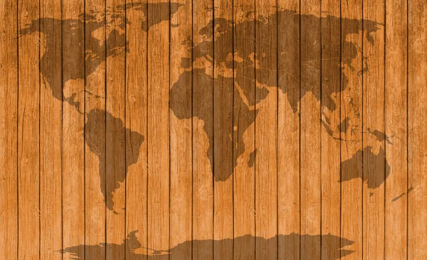 vintage map of wooden texture backgroun