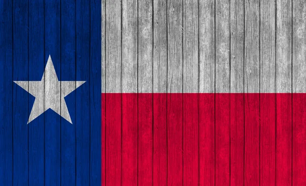 Flag State Texas Wooden Texture Background — Stock fotografie