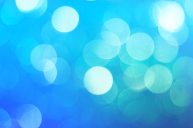 Bulanık mavi bokeh arkaplan