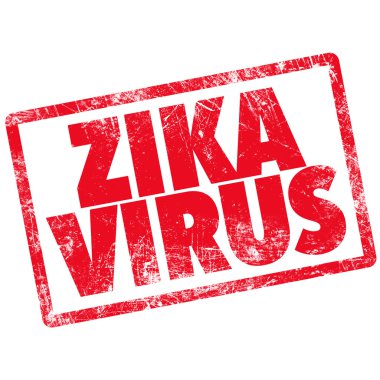Kauçuk damgalı metin - Zika Virüsü