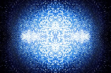 black and blue glitter bokeh texture abstract background