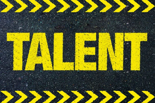 Talent Word Road — 스톡 사진