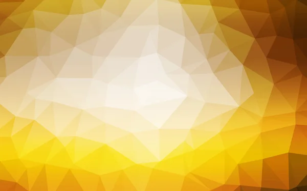 Amarillo Naranja Fondo Abstracto Triángulos Poli Baja — Foto de Stock