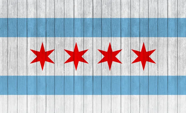 Chicago bayrak ahşap arka plan doku