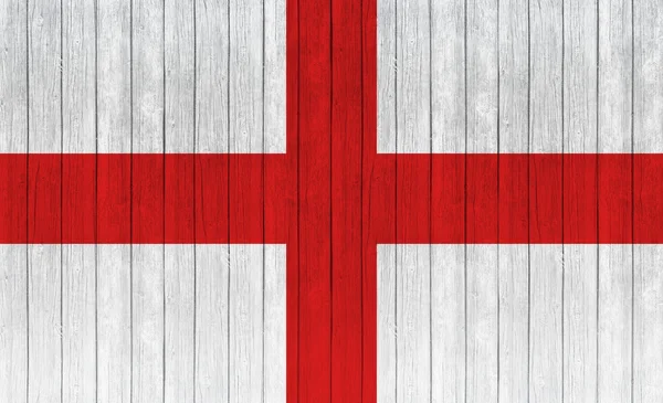 나무 질감에 원본과 간단한 영국의 공화국 국기 — 스톡 사진