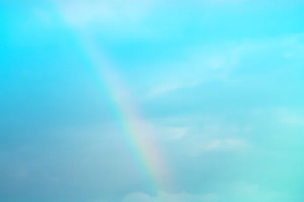 Облачный Фон Голубые Градиентные Цвета Радугой — стоковое фото
