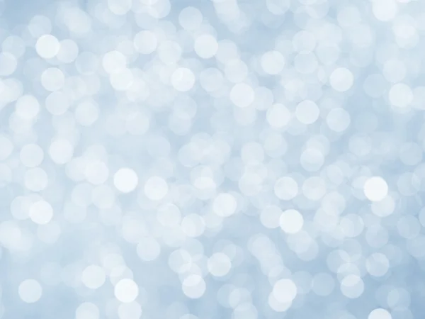 Fehér Kék Csillogó Bokeh Textúra Karácsony Elvont Háttér — Stock Fotó
