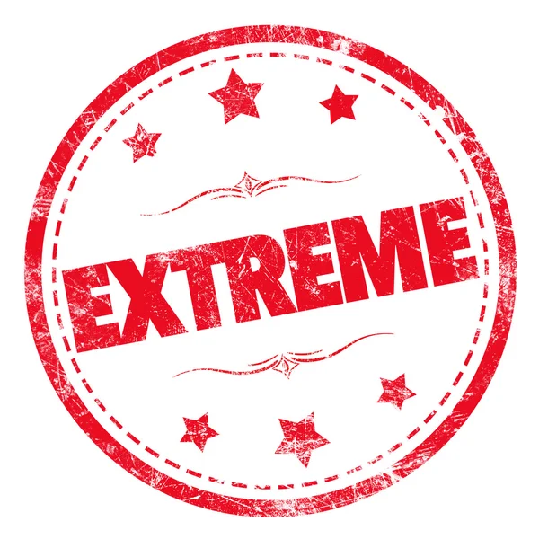 テキストとグラウンジゴムスタンプ Extreme — ストック写真