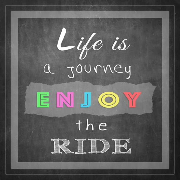 Life Journey Enjoy Ride — Stock Photo, Image