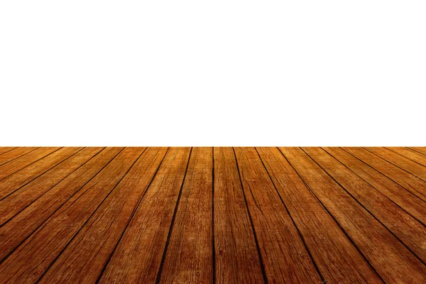 Holzboden Mit Weißer Wand Für Hintergrund — Stockfoto