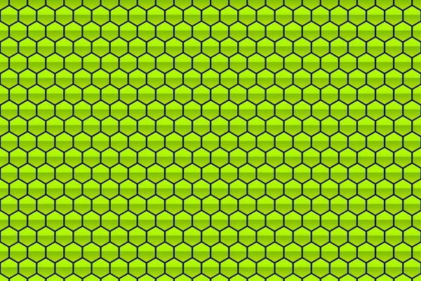 abstract green honeycomb pattern background