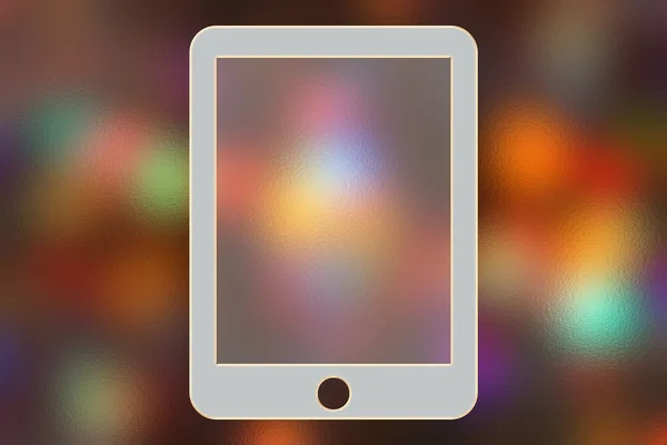 Tablet Mockup Blurred Background — Stock Photo, Image