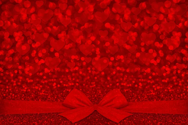 赤い輝きのテクスチャバレンタインデーの抽象的な背景 — ストック写真