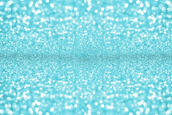 Blau Glitter Bokeh Textur Abstrakter Hintergrund — Stockfoto