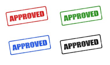 onaylanmış pul 4 renk