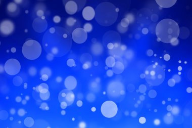 Mavi bokeh soyut arkaplan
