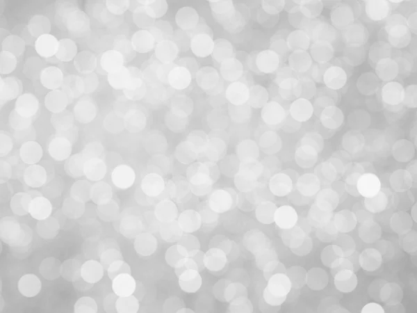 Fehér Ezüst Csillám Bokeh Textúra Karácsonyi Absztrakt Háttér — Stock Fotó