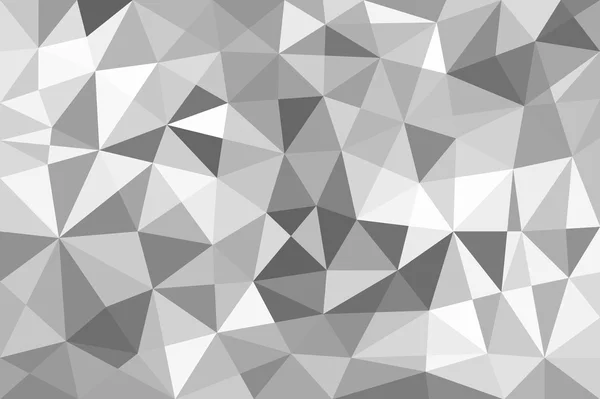 Vit Grå Abstrakt Bakgrund Trianglar Låg Poly — Stockfoto