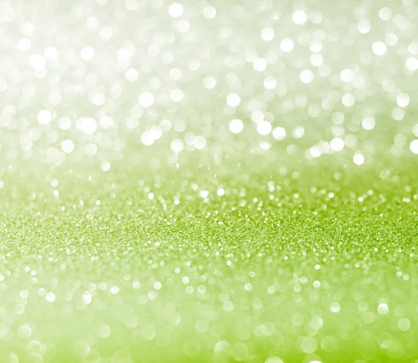 Branco Verde Brilho Bokeh Textura Natal Abstrato Fundo — Fotografia de Stock