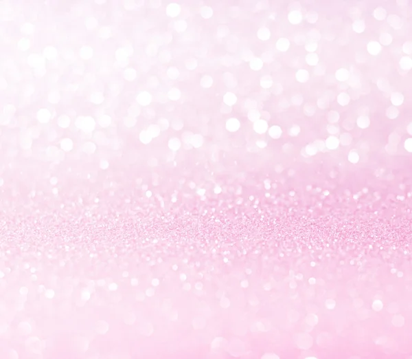 Luz Branca Rosa Bokeh Textura Natal Abstrato Fundo — Fotografia de Stock