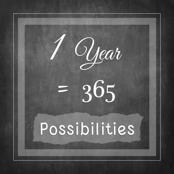 Ano 365 Possibilidades — Fotografia de Stock