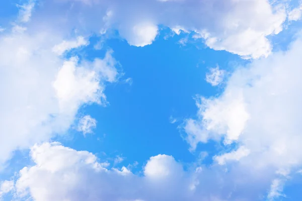 Kék Felhők Fénymásolási Hellyel — Stock Fotó