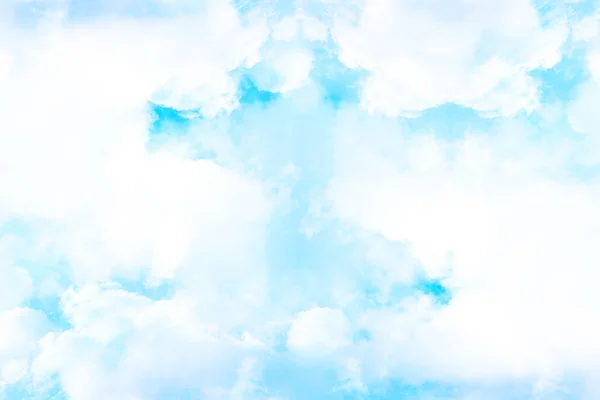 Синее Небо Облака Копировальным Пространством — стоковое фото