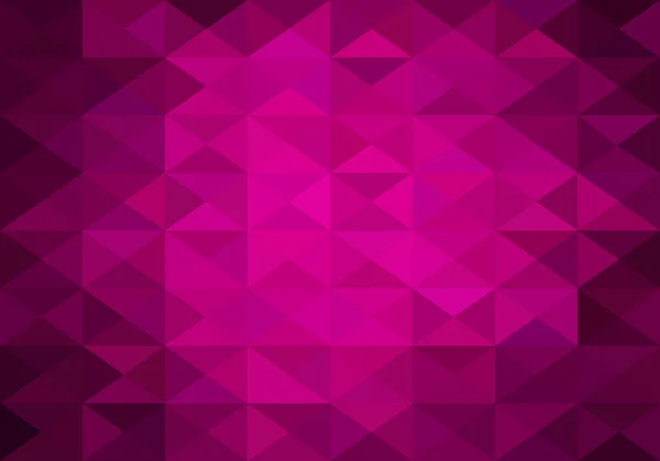 Heißen rosa abstrakten Hintergrund von Dreiecken niedrigen Poly — Stockfoto