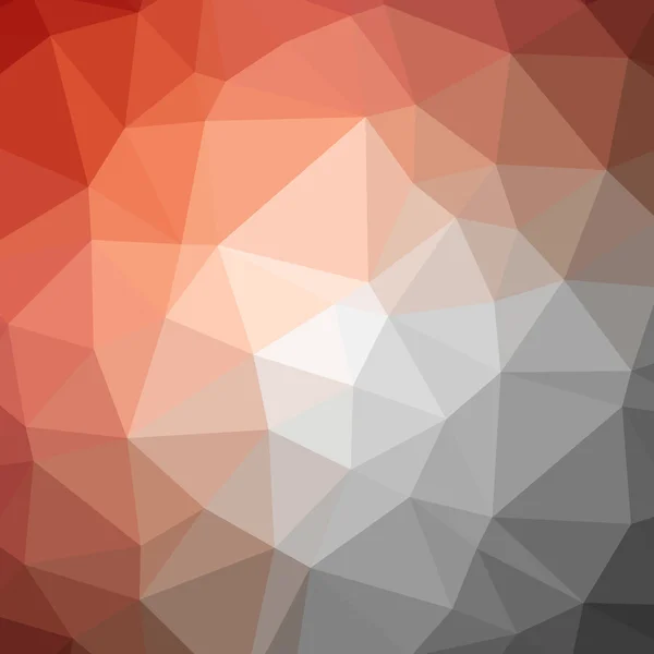 Fondo Abstracto Naranja Triángulos Poli Baja — Foto de Stock