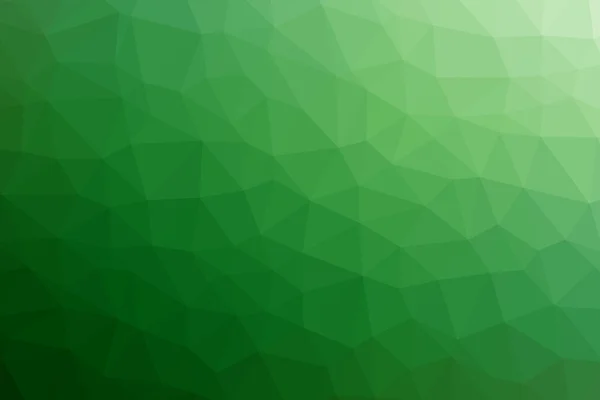 Green abstract background of triangles low poly — Stock Photo, Image