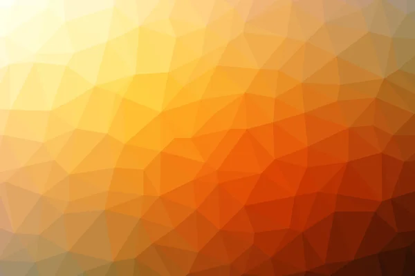Orange autumn abstract background of triangles low poly — Stock Photo, Image