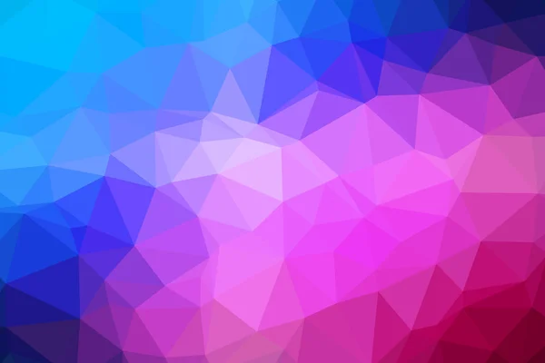 Rosa, blau abstrakter Hintergrund von Dreiecken low poly — Stockfoto