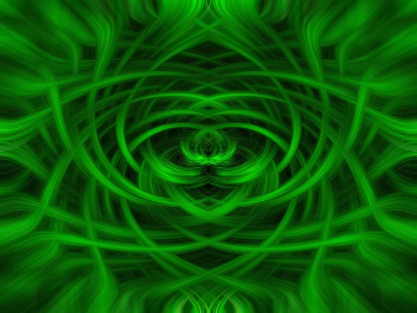 Verde e preto twirl fundo — Fotografia de Stock