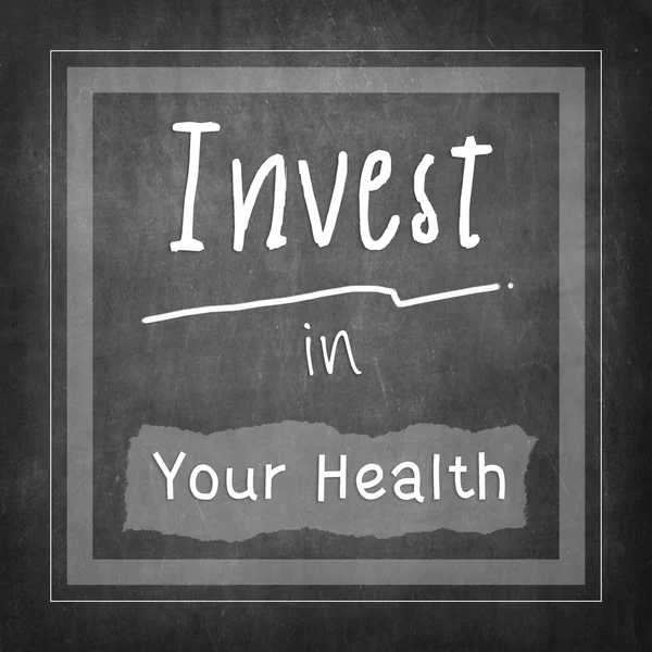Invest in your health — Stock Image Invest Your Health Stock Picture